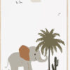 Jungle poster kinderkamer Olifant