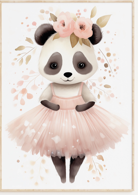 Ballerina kinderkamer poster