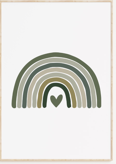 Posters kinderkamer regenboog