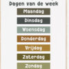 Voertuigen week kinderposter