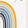 Zeewereld regenboog kinderkamer poster
