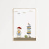 Zeewereld kinderkamer poster